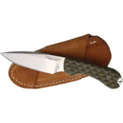 Bradford Guardian 3 HP Fixed Blade Knife OD Green G10 Handle AEB-L Plain Edge Mirror Finish BRAD3FE002HP -Knife Gear Shop 02HP 2 13237.1685673304