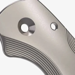 Flytanium Lotus Stonewash Titanium Scales For Spyderco Para 3 Knife FLY-1013 -Knife Gear Shop 1013 2 60021.1677007533