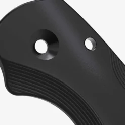 Flytanium Lotus Black Titanium Scales For Spyderco Para 3 Knife FLY-1013BK -Knife Gear Shop 1013BK 2 97225.1677008801
