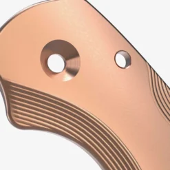 Flytanium Lotus Copper Scales For Spyderco Para 3 Knife FLY-1015 -Knife Gear Shop 1015 2 34146.1677011724