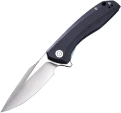 Civivi Baklash Flipper Pocket Knife Black G10 Handle Upgraded C801C