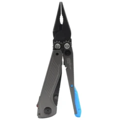 SOG Flash MT Multitool Gray/Cyan Handle D2 Plain Black Blade SOG29-55-02-41