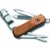 Victorinox Nail Clip 580 Swiss Army Knife MultiTool Walnut Handle 0.6461.63US2