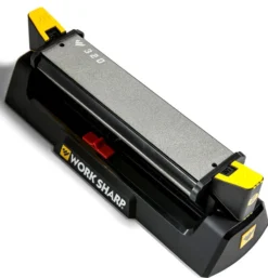 Work Sharp Benchstone Knife Sharpener Tri-Brasive And Pivot-Response WSBCHBSS