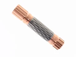 TwoSun LED Flashlight Titanium/Copper Body 350 Lumens USB Charging TSLED01