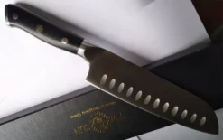 TwoSun Kitchen Santoku Chef Fixed Blade Knife Black G10 Handle 14C28N Plain Edge TS933-14C28N -Knife Gear Shop 47669e8e d923 4ab4 871d 3f9b19cb57ab 98100.1624538968