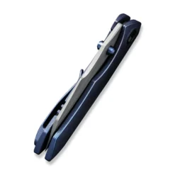 WE High-Fin Folding Knife Blue Titanium Handle 20CV Plain Edge Gray Stonewash Finish WE22005-3 -Knife Gear Shop 4d65f0e7 f802 4c36 bac1 42e310e89300 69753.1666203394