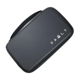 Vault Knife Case Large Matte Black Smooth Outer Surface Elastic Holders