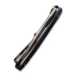 WE Knife Kitefin Frame Lock Knife Blue + Black Titanium Handle Plain S35VN Blade 2001D -Knife Gear Shop 51fad012 2816 41f4 9ba6 e703d9ddf0a6 13834.1583845892