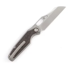 Kansept Tuckamore Folding Knife Titanium/Copper Carbon Fiber Handle 20CV Plain Edge Satin Finish K1052A2