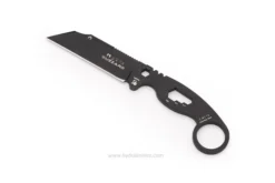 Hydra Buzzard Black Vulture Fixed Blade Knife/Multitool Stainless Steel Black Powder Coating HK-01-Black-SBR