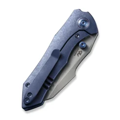 WE High-Fin Folding Knife Blue Titanium Handle 20CV Plain Edge Gray Stonewash Finish WE22005-3 -Knife Gear Shop 6cdfd400 55f4 4bd0 bd2b 07f6bc7c23eb 27938.1666203393
