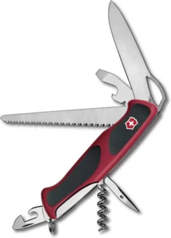 Victorinox Rangergrip 79 Multi-tool Black/Red Nylon Handle Plain/Serrated Edge VN9563MC