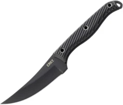 CRKT Clever Girl Fixed Blade Knife Black G10 Handle Black SK5 Carbon Steel 2709