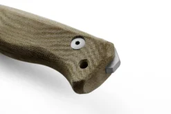 Lionsteel T6 Fixed Blade Knife Green Canvas Handle CPM-3V Plain Edge Satin Finish T6CVG -Knife Gear Shop 893966a7 8116 4499 9a8a 27e7b7b0e995 04247.1652444912