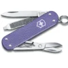 Victorinox Classic Alox Multitool Electric Lavender Handle Plain Edge 0.6221.232G