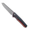 Bestech Slyther Folding Knife Black/RedG10 Handle 14C28N Plain Edge Grey Titanized Finish BG51C