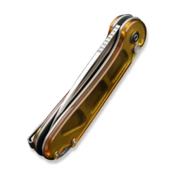 Civivi Button Lock Elementum II Folding Knife Polished Ultem Handle Nitro-V Drop Point Plain Edge Satin Finish C18062P-7 -Knife Gear Shop C18062P 7 Button Lock Elementum II 6 32637.1696258059