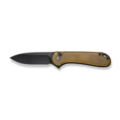 Civivi Button Lock Elementum II Folding Knife Bead Blast Ultem Handle Nitro-V Drop Point Plain Black Blade C18062P-8 -Knife Gear Shop C18062P 8 Button Lock Elementum II 8 85721.1696259243