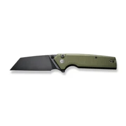 Civivi Amarite Folding Knife OD Green Coarse G10 Handle Nitro-V Reverse Tanto Plain Edge Black Finish C23028-3 -Knife Gear Shop C23028 3 Amirite 8 91956.1695999636