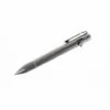 Chaves Ultramar Bolt Action Pen Gray Titanium Body Stonewash Finish Black Ink PEN/BA/SSWTI