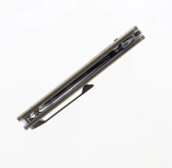 Dark Bolt Design Stratus Folding Knife Desert Tan G10 Handle 20CV Drop Point Plain Edge -Knife Gear Shop DARK BOLT DESIGN DROP POINT TAN G10 04 88908.1696434482