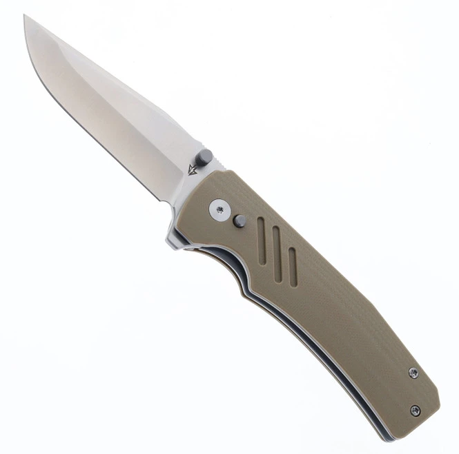 Knife Gear Shop -Knife Gear Shop DARK BOLT DESIGN DROP POINT TAN G10 05 35625.1696434482