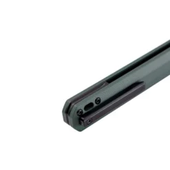 Tekto F2 Bravo Folding Knife Green G10 Handle W/Black Accents D2 Drop Point Plain Black Blade -Knife Gear Shop GF 5 78056.1686856471