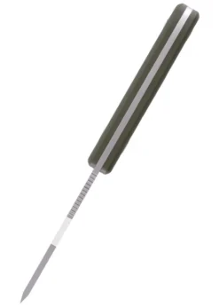 Schnitzel DU Childrens Fixed Blade Knife OD Green G10 Handle 14C28N Plain Edge SNL-02G -Knife Gear Shop GGG 3 20048.1681254001