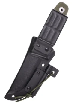 Schnitzel DU Childrens Fixed Blade Knife OD Green G10 Handle 14C28N Plain Edge SNL-02G -Knife Gear Shop GGG 5 31150.1681254002