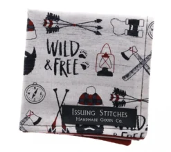 Issuing Stitches 7 X 7 Microfiber Knife Cleaning Cloth Hank Wild And Free