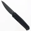 Kansept Integra Folding Knife Black G10 Handle 154CM Plain Edge Black Stonewash Finish T1042A2