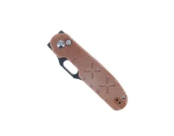 WMK Exclusive Kizer Yue Cormorant Folding Knife Brown Canvas Micarta Handle Sheepsfoot 3V Plain Edge KI4562E1 -Knife Gear Shop Kizer Cormorant Ki4562E1 03 55336.1655925407