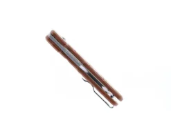 WMK Exclusive Kizer Yue Cormorant Folding Knife Brown Canvas Micarta Handle Sheepsfoot 3V Plain Edge KI4562E1 -Knife Gear Shop Kizer Cormorant Ki4562E1 04 31595.1655925407