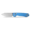 WMK Exclusive Vosteed Raccoon Crossbar Lock Folding Knife Blue Aluminum Frag Handle 14C28N RCCWA4