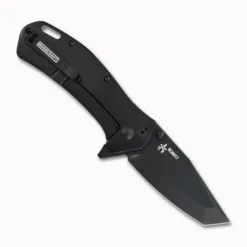 Rosecraft MA-11 Folding Knife OD Green G10/Stainless Steel Handle RPM9 Tanto Plain Black Blade RCM017-OD -Knife Gear Shop RCM017 OD Back Open 09710.1695133764