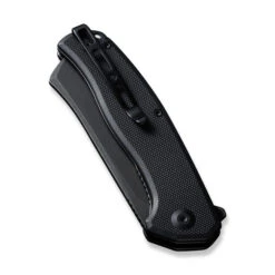 Sencut Traxler Folding Knife Black G10 Handle 9Cr18MoV Sheepsfoot Plain Edge Black Stonewash Finish S20057C-1 -Knife Gear Shop S20057C 1 Traxler 5 57167.1696003686