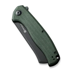 Sencut Traxler Folding Knife Green Canvas Micarta Handle 9Cr18MoV Sheepsfoot Plain Edge Black Stonewash Finish S20057C-4 9 Sencut Traxler Folding Knife Green Canvas Micarta Handle 9Cr18MoV Sheepsfoot Plain Edge Black Stonewash Finish S20057C-4 -Knife Gear Shop S20057C 4 Traxler 4 18030.1696005061