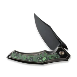 WE Orpheus Folding Knife Bronze/Black/Green Jungle Wear Fat Carbon Handle 20CV Clip Point Black Stonewash Finish WE23009-1 10 WE Orpheus Folding Knife Bronze/Black/Green Jungle Wear Fat Carbon Handle 20CV Clip Point Black Stonewash Finish WE23009-1 -Knife Gear Shop WE23009 1 Orpheus 3 44835.1695930525