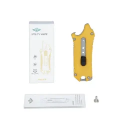 Olight OTACLE-YELL EDC 5 In 1 Utility Tool Yellow G10 Handle SK2 Steel -Knife Gear Shop YLL 5 44878.1687488471