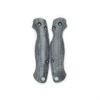 Flytanium Lotus Scales For Spyderco Paramilitary 2 Knife Black Canvas Micarta FLY806