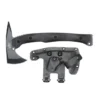 Halfbreed Blades Large Rescue Axe Ranger Black G10 Handle D2 Tomahawk Plain Edge LRA-01BLK
