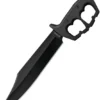 Cold Steel Chaos Bowie Fixed Blade Knife Black Alum Handle Plain Black Edge 80NTB