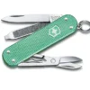 Victorinox Classic Alox Multitool Minty Mint Handle Plain Edge 0.6221.221G
