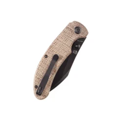 Kansept Nesstreet Folding Knife Brown Canvas Micarta Handle S35VN Plain Black Stonewash Finish K1039A4 -Knife Gear Shop e0d8aef4 3ffc 43d2 9c55 fdeb0c484a8a 60351.1663786186