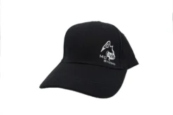 Maxace MC Studio Cap Black W/ White Embroidery One Size Fits Most