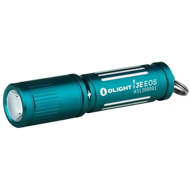 Olight I3E EOS Keychain Flashlight Teal Green Aluminum Body 90 Lumens I3E-EOS-OBL - Image 2