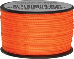 (Thread Size) Parachute Cord Neon Orange Nano Cord .75 Mm X 300 Ft RG1145